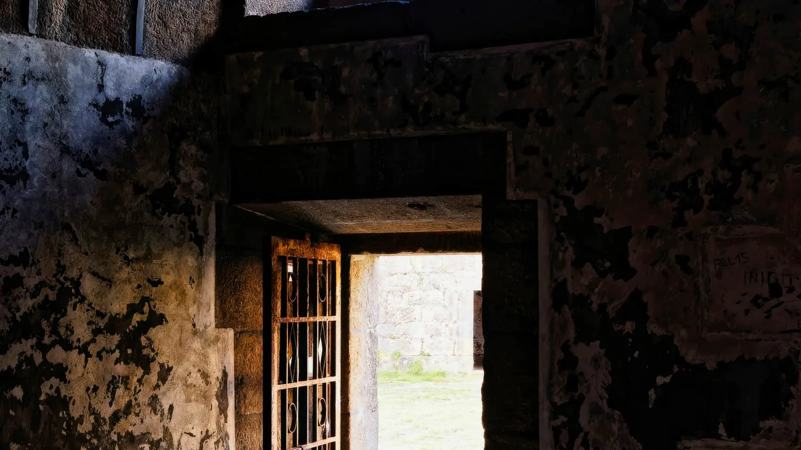 An open doorway looking out onto a sunlit landscape, suggesting a way forward.